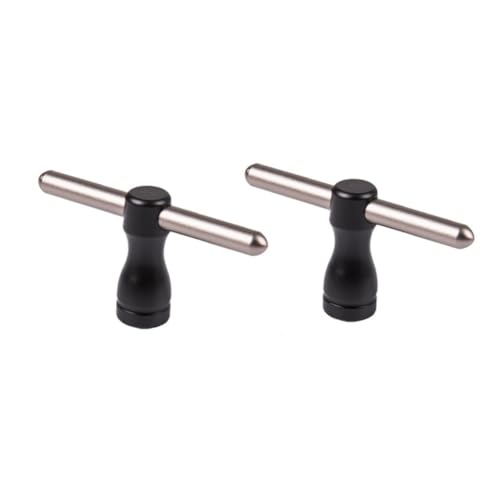 Lizusidtsy 2PCS RC Model Hex Nut Quick Release Socket Wrench DIY Tool for FPV Freestyle Drone M5 2205 2206 2207 Brushless Motor Easy Install Easy to Use, Black & Silver