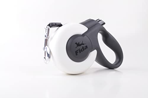 Hoerde Guinzaglio M bianco Premium qualità e design Band Cani guinzaglio 360 gradi senza grovigli, anche per cani di grossa taglia