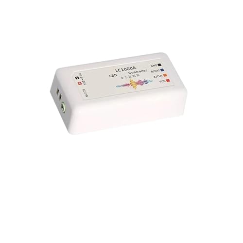 LC1000A Controller DC 5V 12V 24V 1024 Pixel Music SPI Dimmer for WS2811 WS2812B RGB LED Digital Pixel Light Strip