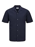 camisa manga corta mujer estampada Camisa de manga corta para hombre de la marca danesa Jack & Jones
