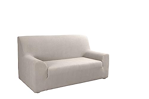 Tural Elastischer Sofabezug Valeta. Sofaüberwurf, Beige, 3 Sitzer (180-230cm)