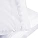 Superior 1000 Thread Count 100% Egyptian Cotton, Single Ply, Standard 2-Piece Pillowcase Set, Solid, White