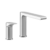 Gessi Emporio Via Solferino 2-Loch-Einhebelmischer-Wannenrand-Armatur, Wanneneinlauf eigensicher, 49047031
