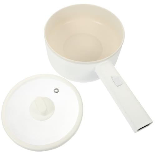 TEHAUX Electric Skillet Hot Pot Mini Pasta Pot Strainer Basket Non-stick Cooking Boiler Rice Cooker Steamers Us Plug