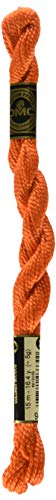 Hilo de algodón perlado DMC 115 3-947 Naranja quemado miniatura 1