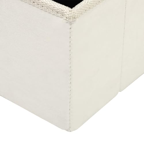 PawHut Hundetreppe 3 Stufen 48 cm Hoch für kleine und alte Tiere Weiß
