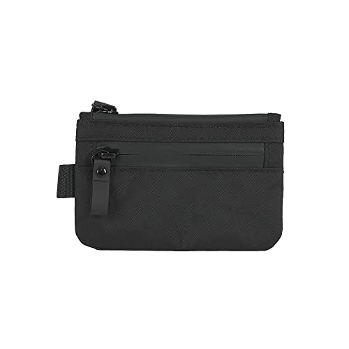 ALPAKA Zip Pouch Black X-Pac- RFID-Blocking Small Cash and Card Zip Wallet with Carbon Neutral, Weatherproof Fabrics, YKK Zipper, EDC Pouch for Men Travel4