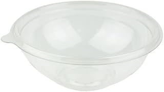 Karat 16oz Round PET Plastic Salad Bowl - 500 ct
