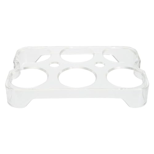 Cabilock Eier Teuflische Eierplatte Kühlschrank Ei Container Eierhalter Durchsichtiger Eierbeh?lter Kühlschrank Eierablage Eierhalter Tablett 6 Eierbeh?lter Eierkoffer Geschenkpapier Aufbewahrung