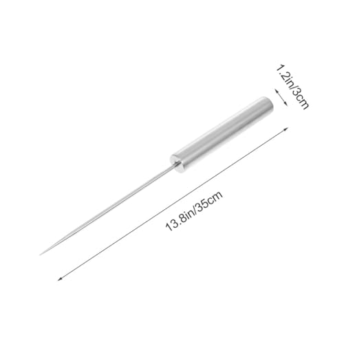 Outils à glace en acier pour écraser et ciseler le bloc de glace en cuisine - Lot de 2 pièces