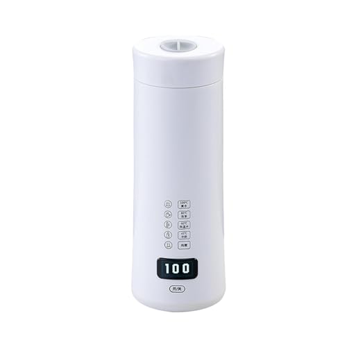 Hervidor eléctrico portátil 500ml acero inoxidable miniatura 6