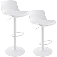 Baolande ホワイトカウンターチェア 2脚セット バースツール Baolande ホワイトカウンターチェア 2脚セット バースツール2脚