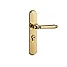 OYUXICWD Pure Copper Door Lock Indoor one-Piece All-Copper Solid Handle Light Luxury Simple Indoor Household Wooden Door Handle Lock(Type A Coffee Ancient)