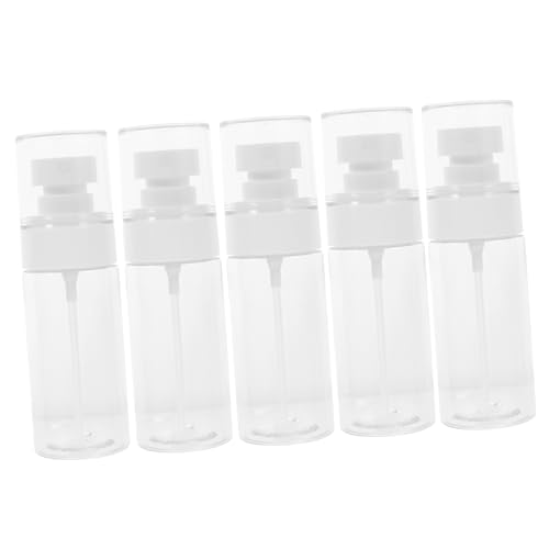 IWOWHERO 5pcs Fine Mist Spray Bottle for Travel Hair Care Empty Cosmetic Liquid Containers Sprayer for Face Misting