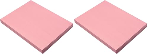 Image of Prang (Formerly SunWorks) Construction Paper, Pink, 9 inch x 12 inch, 100 Sheets (Pack of 2)