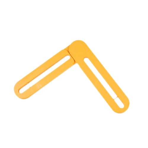 Menolana Roller Skid Press and Toughener, 90-270 Degrees Adjustable Flat Figure Skate Press Roller, Skating Training Equipment, Yellow