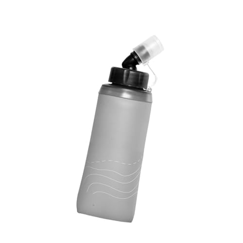 Uqezagpa Soft Flask - Botellas reutilizables de mano, suaves, plegables, portátiles, para viajes, senderismo, ciclismo