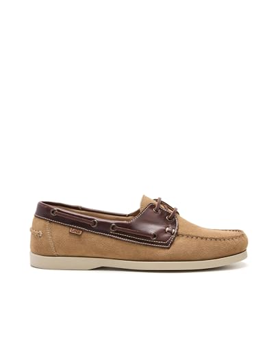 Lois Zapato náutico Piel Ante con Cordones Hombre Color: Camel Talla: 43 Lois Zapato náutico Piel Ante con Cordones Hombre Color: Camel Talla: 43