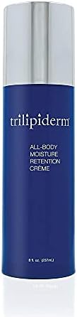Trilipiderm All-Body Moisture Retention Crème – Plant-Based All-Day Lightweight Hydration for Body and Face, Meadowfoam, Lipid Replacement, 8 Ounce Airless Pump Bottle