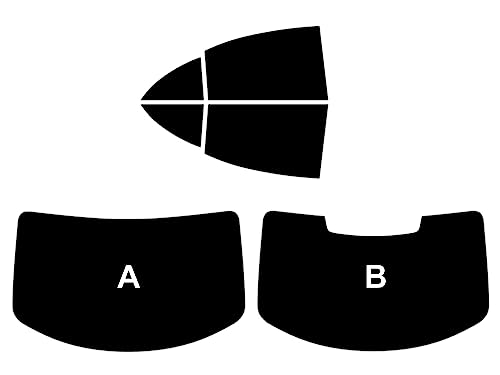 Lámina tintada a medida para Mercedes CLA Class C118 4 puertas sedán 2019... traseras/ventanas laterales (20% negro, A)