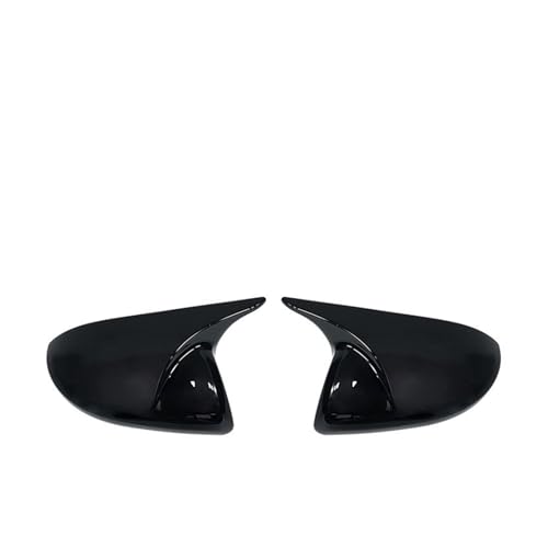 Capuchon de rétroviseur Mazda 2 en noir brillant anti-rayures durable