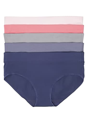 Image of Felina Pima Cotton Hipster - Seamless Cotton Underwear for Women - Soft and Breathable Womens Underwear (Italian Garden, X-Large)