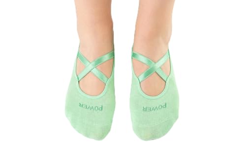 Image of Pilates Socks for Women, Non-Slip Grip Yoga Socks with Grips for Barre, Studio & Home Workouts