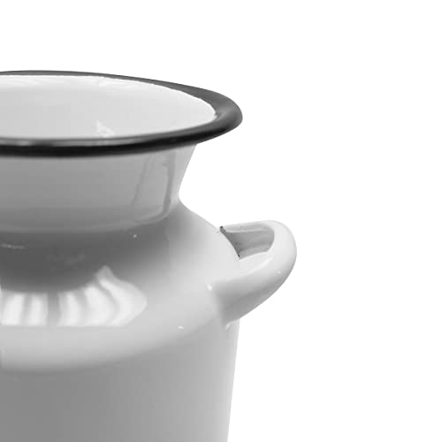 Treasure-Gurus-White-Enamel-Milk-Can-Rustic-Utensil-Holder-Country-Farmhouse-Kitchen-Decor Treasure Gurus White Enamel Milk Can Rustic Utensil Holder Country Farmhouse Kitchen Decor