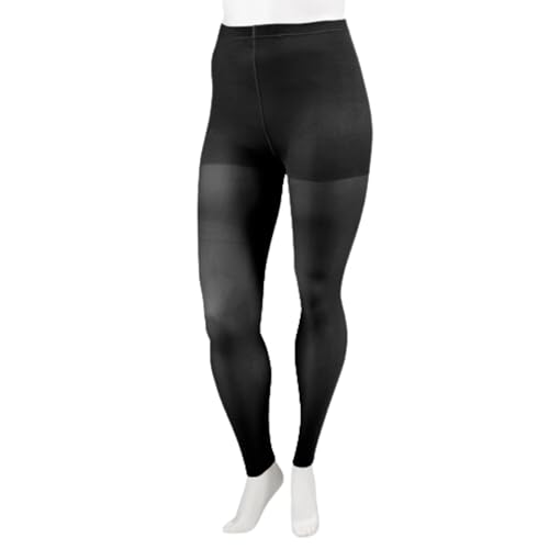 Juzo Women’s Soft 15-20mmhg Medical Compression Support Leggings, Black, 1 (I)
