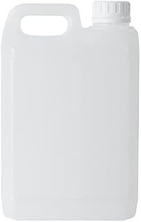12 x 5 L LITRE 1 GALLON HDPE PLASTIC JERRY CAN BOTTLE CONTAINERS WITH CAPS