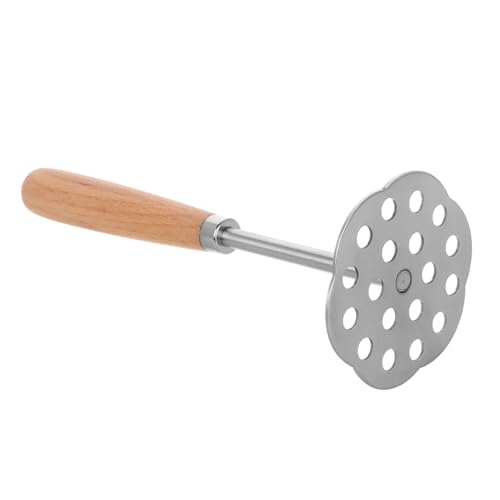 LALAFINA ポテトマッシャー ハンドル付き ステンレス製 食品グレード ベビー用 離乳食対応 じゃがいも 果物 ニンニク 潰し器 簡単操作 お手入