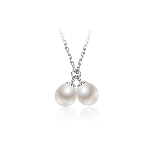 Collier de perle d'eau fraîche en goutte de nacre à porter au quotidien