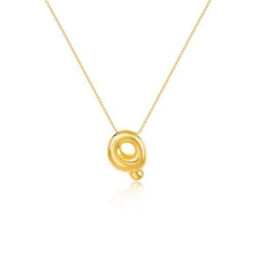 Save on Lcherry Gold-Plated Bubble Letter Necklace with Code 8YUR45OV