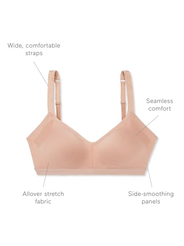 Image of Warners Easy Does It Underarm-Smoothing with Seamless Stretch Wireless Lightly Lined Comfort Bra
