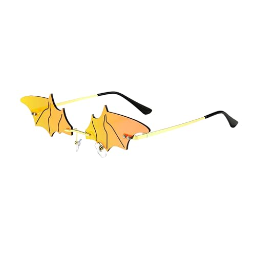 Image of Batman Irregular Shape Non-Polarized Sunglasses Shades Frameless Glasses Eyegear Smartwear Goggles Unique Fashionable Men Women Eyewear For Party Uv 400 Protection For Eyes - Parent