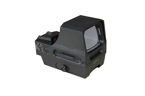 Red Dot Sight for Rifle - 0.5 MOA per Click Adjustment, 2 MOA Dot & 32 MOA Circle Reticle, OLED Reflex Sight with 10 Brightness Levels 10,000 Hours