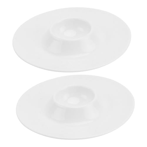 Alipis 2pcs Ceramic Egg Tray Egg Holders Household Egg Cups Egg Racks Cups for Egg Holders for Egg White Ceramics