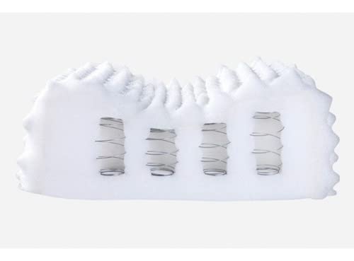 Travesseiro Molas Cervical, Duoflex, Branco, para Fronha 50 x 70 cm, Espuma 100% Poliuretano