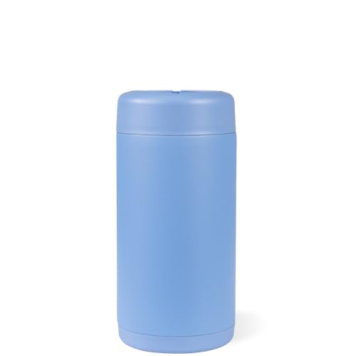 Image of HydroJug Slim Can Cooler 12 oz, Stainless Steel Can Holder, Light Blue