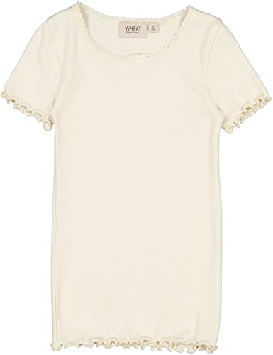 Wheat Mädchen Kinder RIPP-T-Shirt Lace Kurzarm Biobaumwolle und Modal Öko...