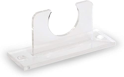 Baseball Bat Holder For Vertical Display - Sturdy Acrylic Bat Hanger Wall Mount | Fits Handle Of Any Baseball Softball Bat(Hardware Included) Easy To Install Clear Bat Rack For Organization Or Storage #TOP3