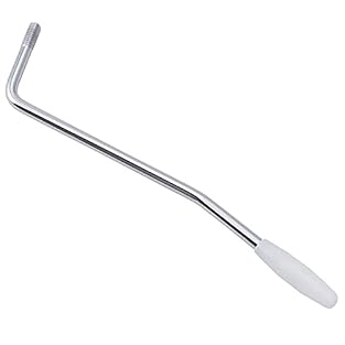Fits some models of Squier Strat style electric guitars and other style guitars with tremolo bridge Made of quality steel with plastic tip, durable and anti-rust, good choice for replacement or upgrading your guitar Thread diameter: 5.8mm(15/64 inch)...
