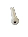 Metallor Acoustic Guitar Bridge Pins String Peg Guitar Parts Replacement Pack of 6 Pieces White with Black Dot.