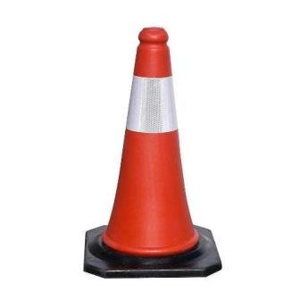 Ferretelix® Cono de Señalización Tráfico 50 cm