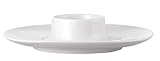 preisgekrönte Serie Rosenthal - Moon Eierbecher mit Ablage Weiss