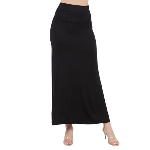 Azules Women's Maxi Skirt - Black, Medium