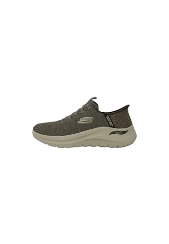 Image of Skechers Men's 232462wwTrainers, Taupe Knit, 8.5 UK