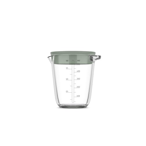 Mepal, Glass Measuring Jug with Lid Chef it, Easy-to-read engraved Scale, Microwave & Oven Safe (Without Lid) - Image 2