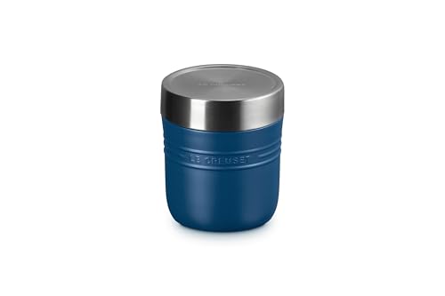 Image of Le Creuset Stainless Steel On The Go Food Jar, 16 oz., Deep Teal