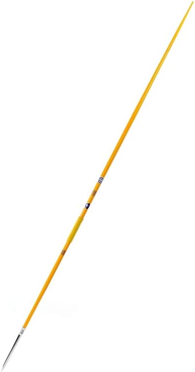 TC Yellow Ultra-Glide Competition 600g 50m Javelin - Track and Field Girls 600 gram Javelin - Womens Javelin 600g Competition Javelin